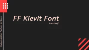 FF Kievit Font Free Download