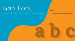 Lora Font Free Download