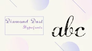 Diamond Dust Font Free Download