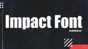 Impact Font Download Free