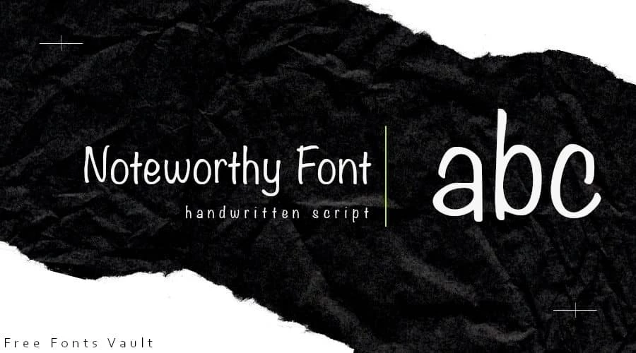 Noteworthy-Font-Free-Download