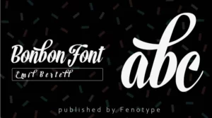 Bonbon Font Free Download