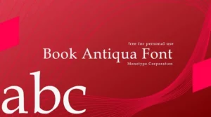 Book Antiqua Font Free Download
