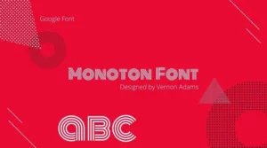Monoton Font Free Download