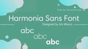 Harmonia Sans Font Free Download