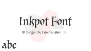 Inkpot Font Free Download