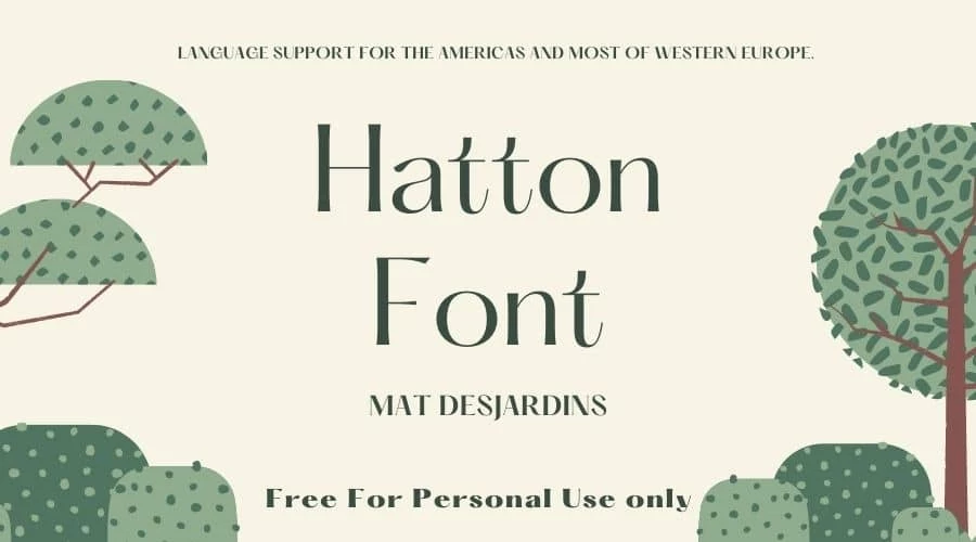 Hatton-Font-free download