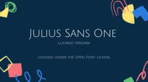 Julius Sans One Font