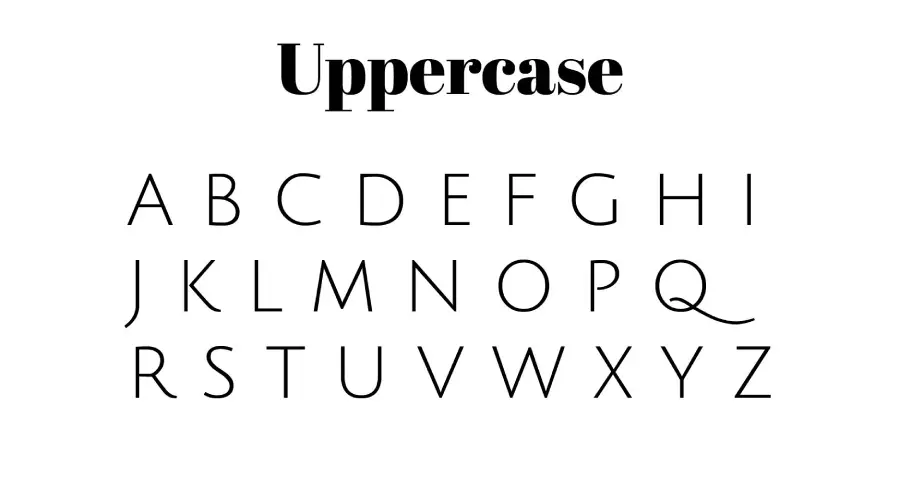 Julius Sans One Font Characters