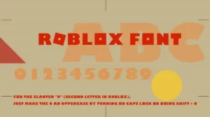 Roblox Font Free Download