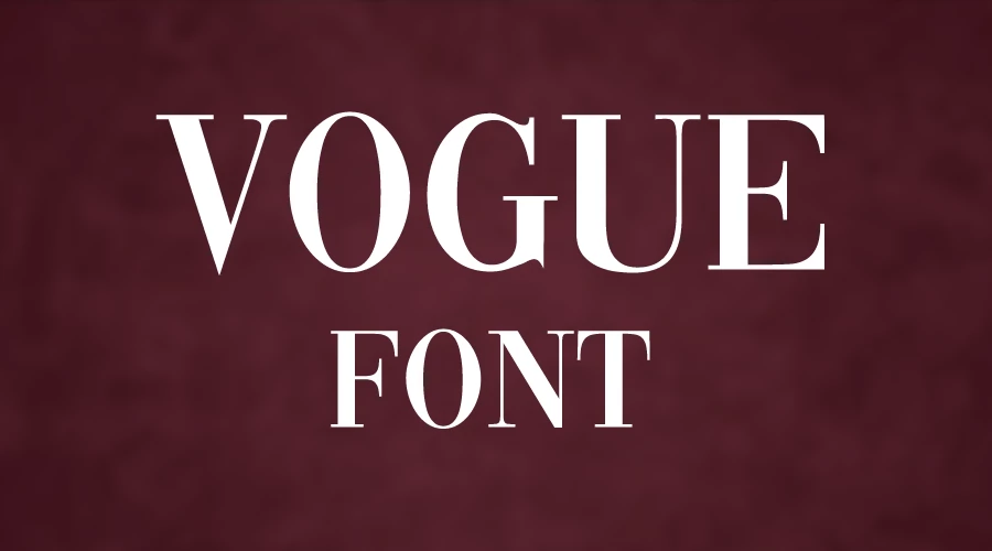 Vogue Font Free Download