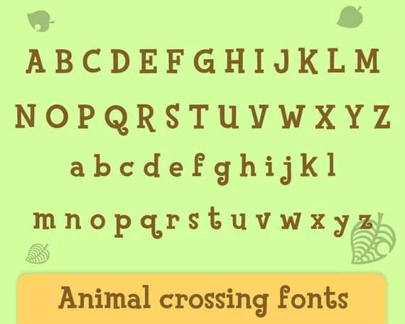 Animal-Crossing-Font-View