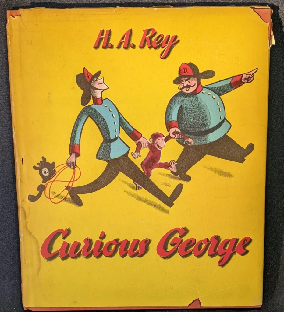 Curious George Font book

