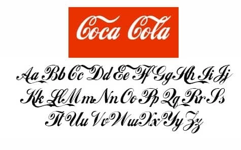 Coca-Cola-font view