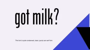 Got Milk Font Free Download