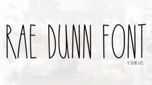 Rae Dunn Font Free Download
