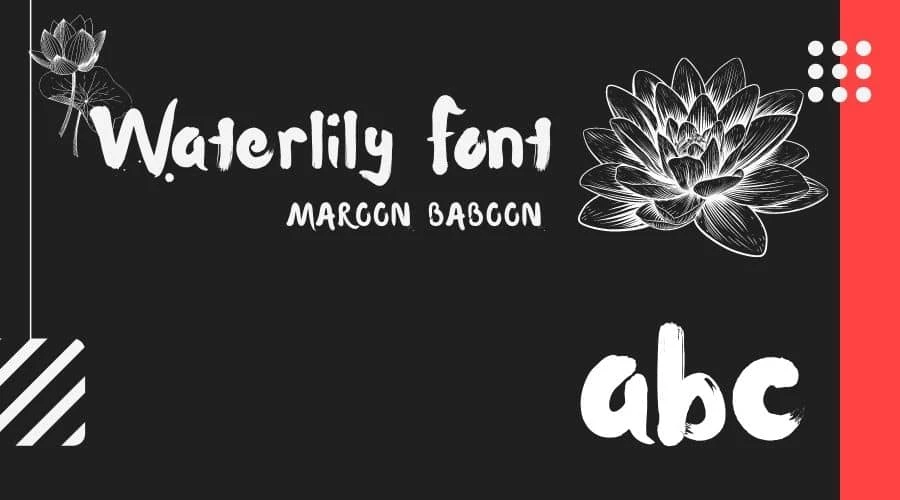 Waterlily-Font-Free-Download