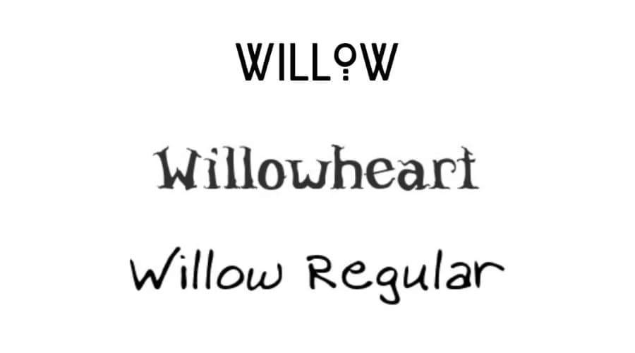 Willow-Font-View