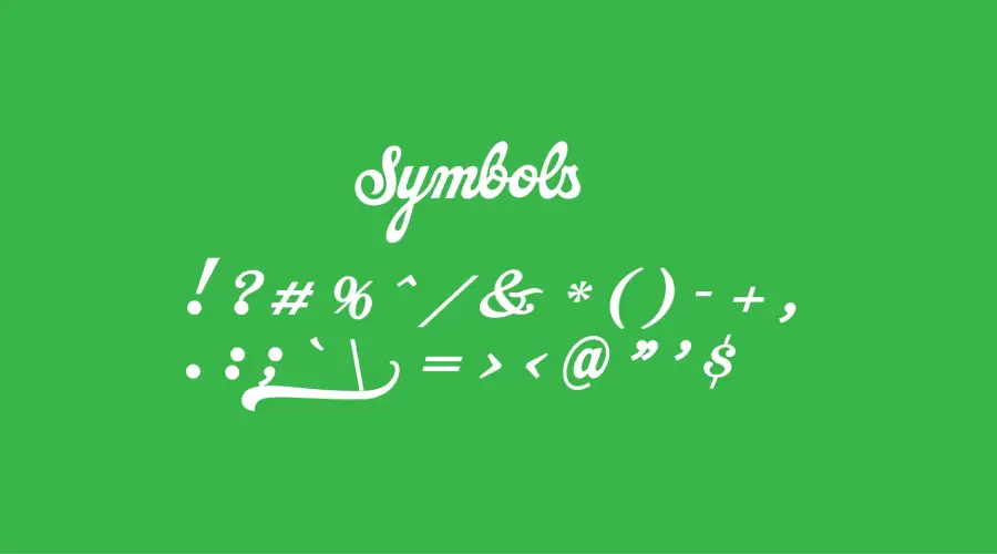 Dodgers font Symbols