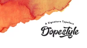Dopestyle Script Font Free Download