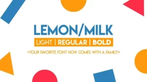 Lemon Milk Font Free Download