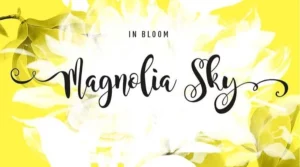 Magnolia Sky Font Free Download