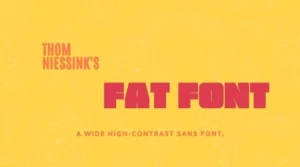 Fat Font Free Download