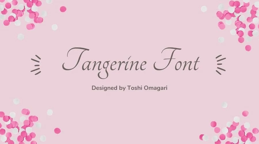 Tangerine-Font-Free-Download