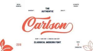 Carlsons Font Free Download