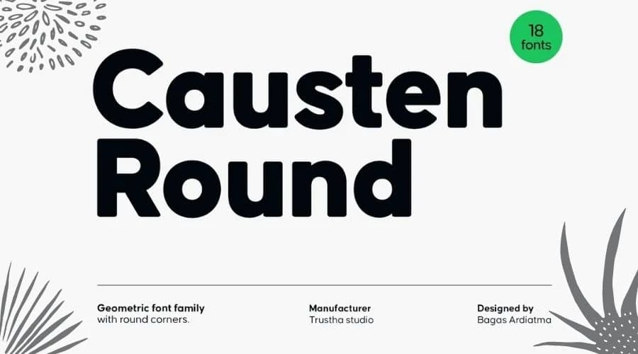 Causten-Round-Font-Free-Download