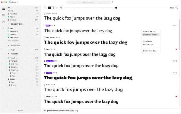 free font management tool for mac