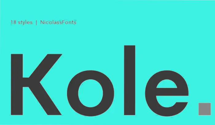 Kole Font