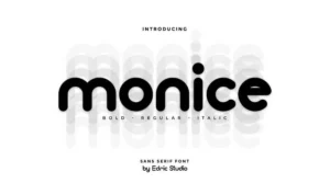 Monice Sans Serif Font Free Download