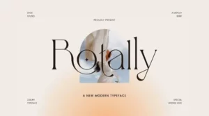 Rotally Serif Font Free Download