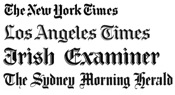 blackletter font