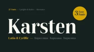 Karsten Font Free Download