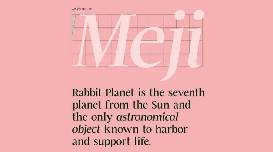 Meji-Serif-Font-View