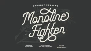 Monoline Fighter Font Free Download
