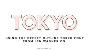 Tokyo font download free