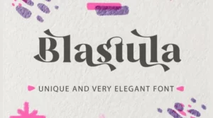 Blastula Font Download Free