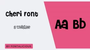 Cheri Font Free Download