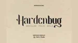 Hardenburg Font Download Free