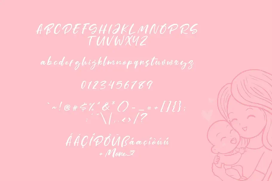 Mother Day Script Font View