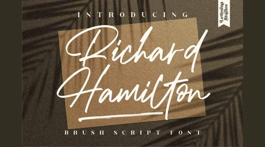 Richard Hamilton Font Download Free