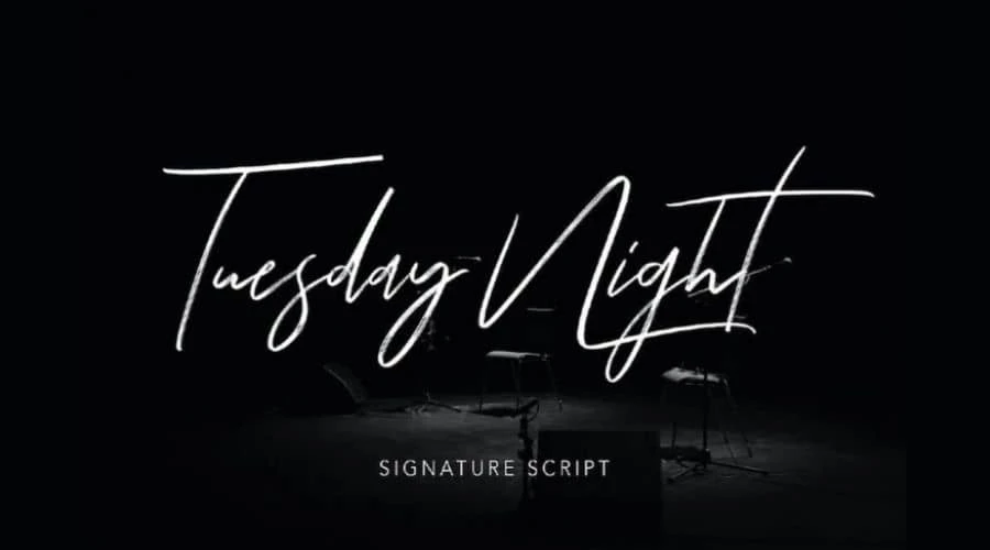Tuesday-Night-Font-Download-Free
