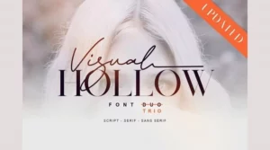 Visual Hollow Font Free Download