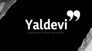 Yaldevi Font Family Download Free