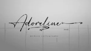 Adoreline Font Download Free