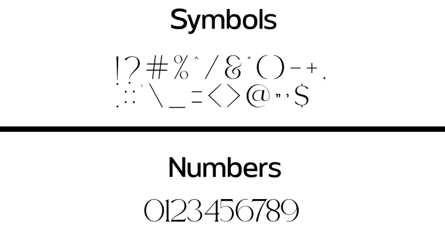 Lucky Change Font Symbols