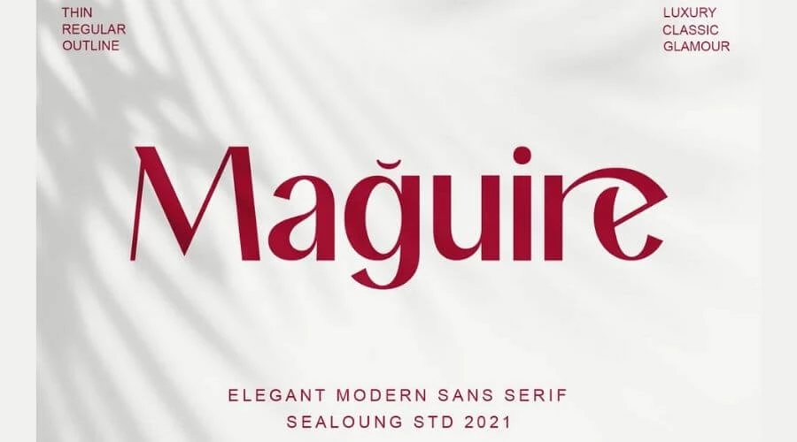 Maguire-Font-Download-Free
